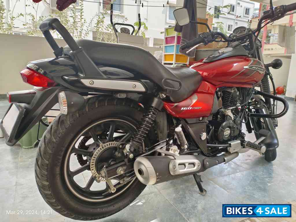 Spicy Red Bajaj Avenger Street 160