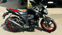 Matte Black TVS Apache RTR 160 4V Special Edition