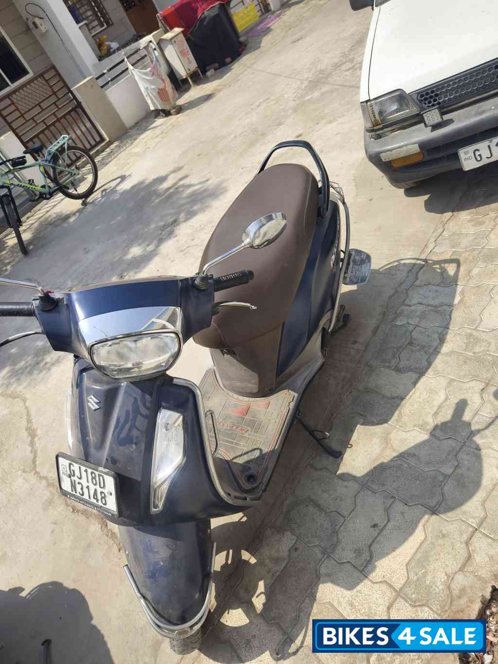 Matt Blue Suzuki Access 125 Bluetooth Enabled