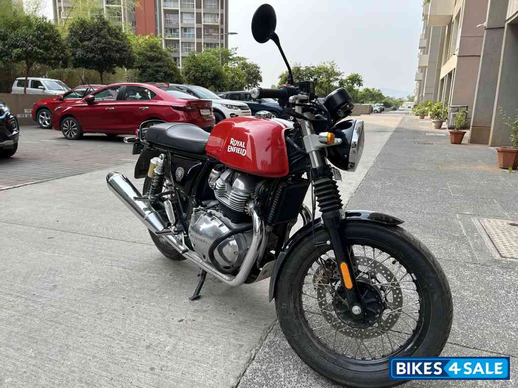 Red Royal Enfield Interceptor 650 Twin
