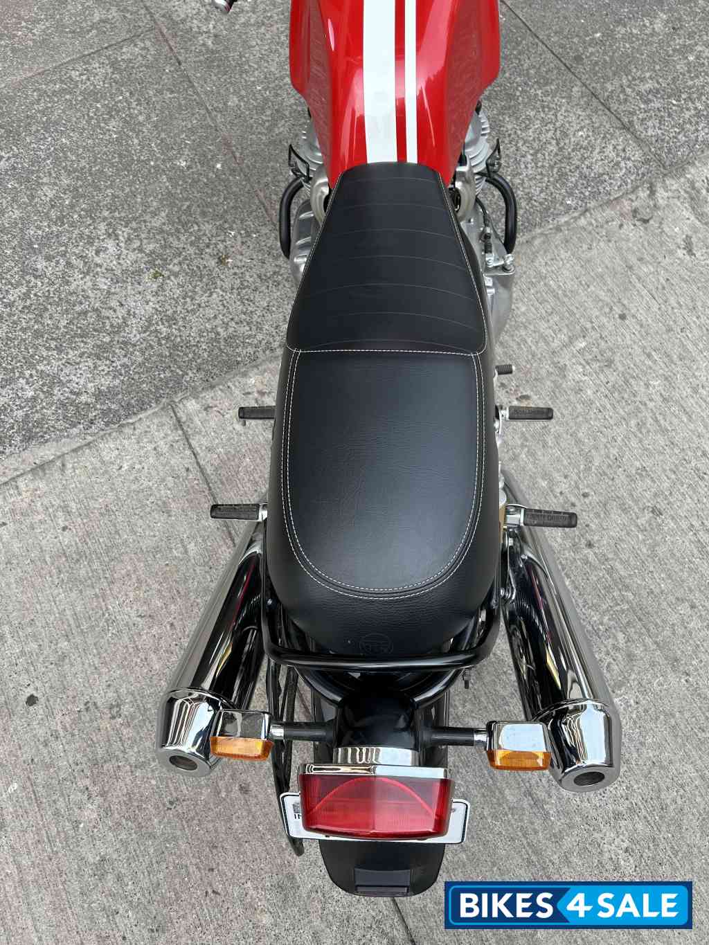 Red Royal Enfield Interceptor 650 Twin