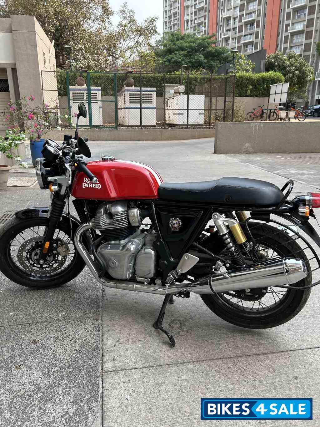 Red Royal Enfield Interceptor 650 Twin