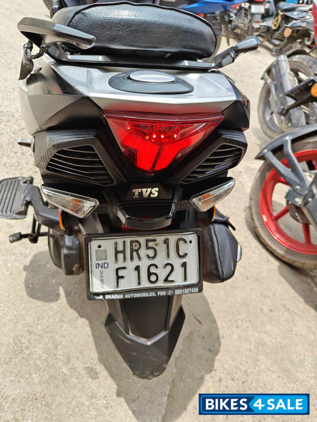 Black And Red TVS NTORQ 125 Race XP