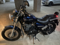 Blue Royal Enfield Thunderbird 350