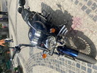 Blue Royal Enfield Thunderbird 350