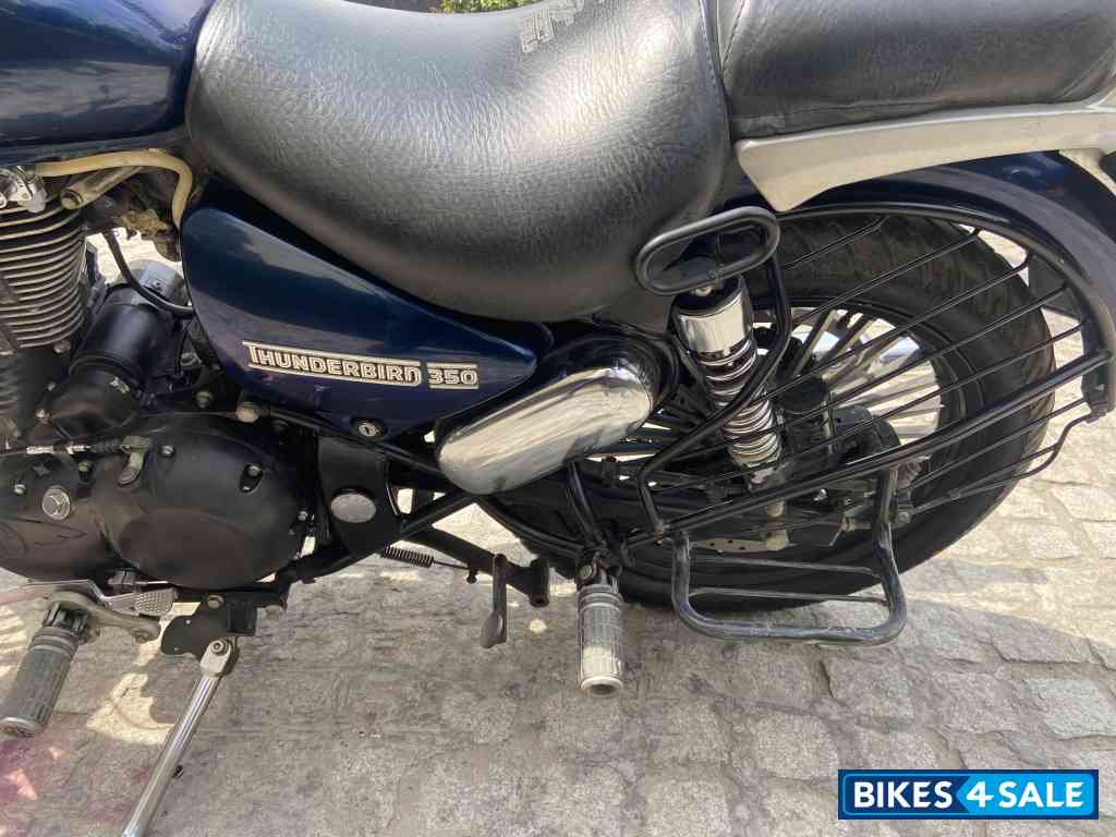 Blue Royal Enfield Thunderbird 350