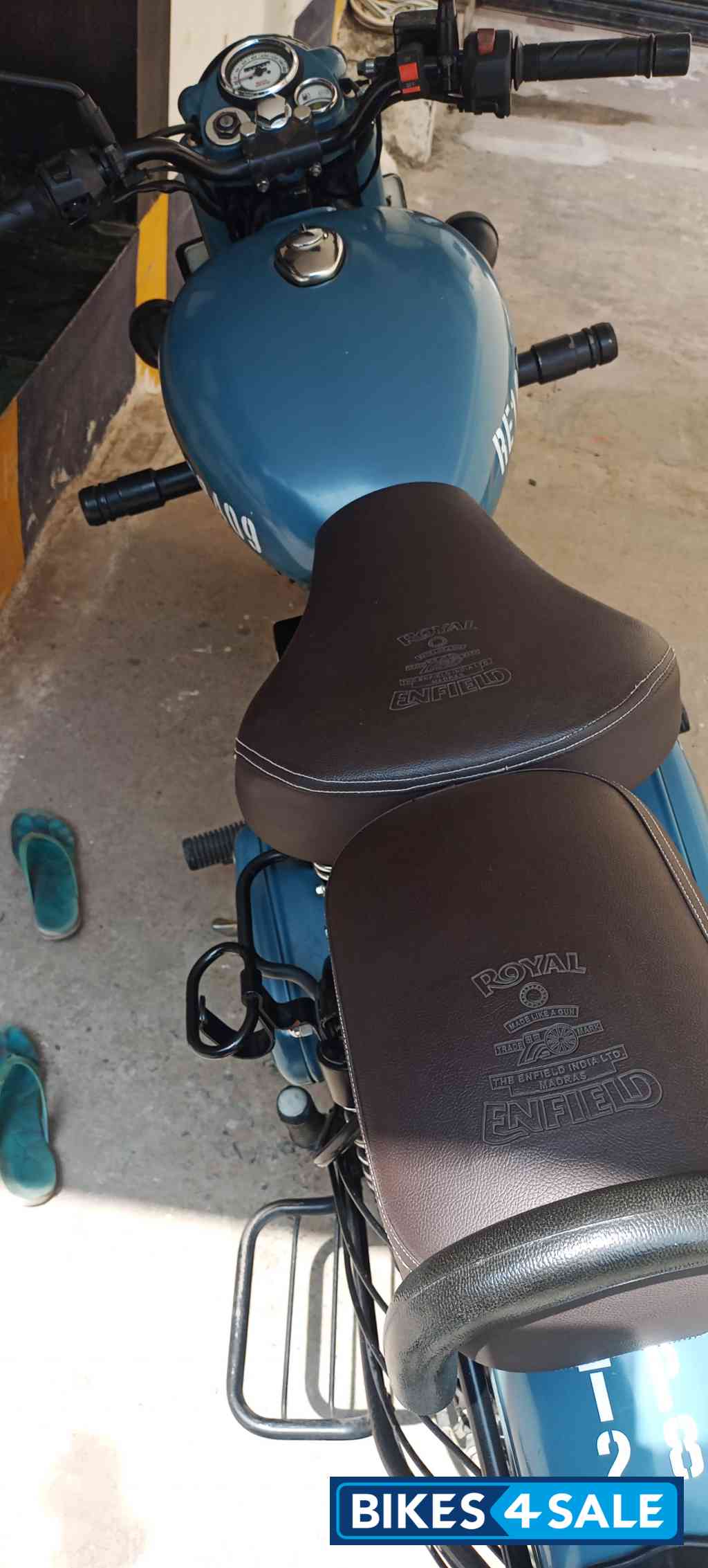 Air Borne Blue Royal Enfield Classic Signals Airborne Blue