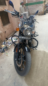 Blue Royal Enfield Meteor 350 Supernova