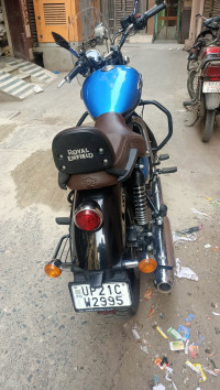 Blue Royal Enfield Meteor 350 Supernova