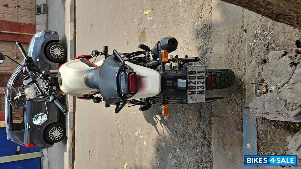 White Flame Royal Enfield Scram 411