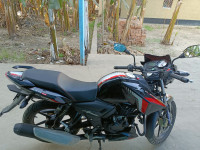 Black TVS Apache RTR 160 BS VI
