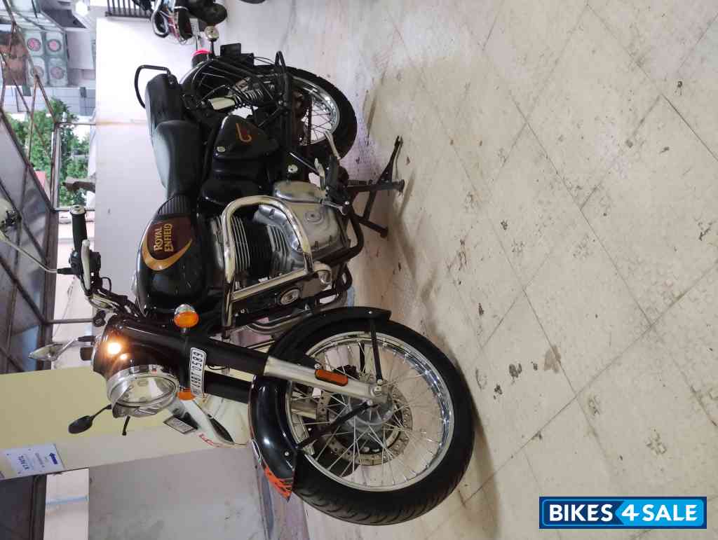 Halcyon Black Royal Enfield Classic 350 Dual Channel BS6