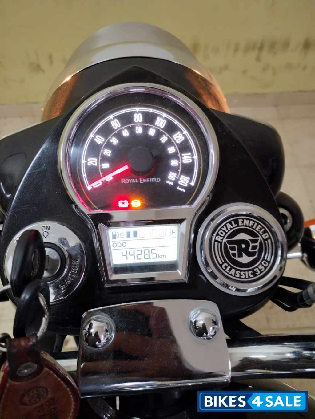 Halcyon Black Royal Enfield Classic 350 Dual Channel BS6