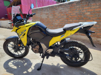 Yellow Suzuki V-Strom SX