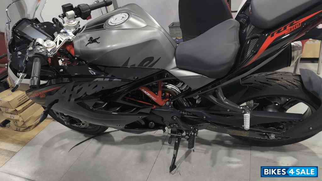 Black & T Grey TVS Apache RR 310