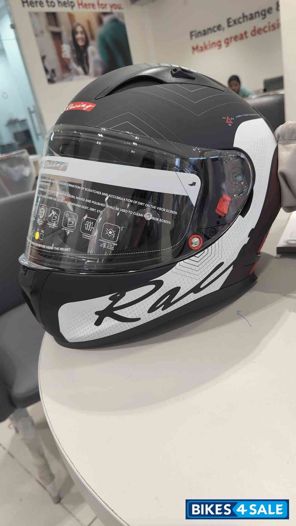 Black & T Grey TVS Apache RR 310