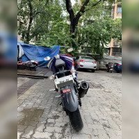 White And Blue Yamaha YZF R15 V2