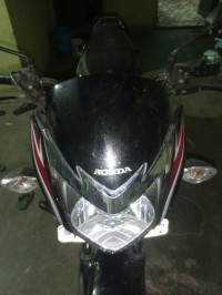 Black Honda Shine 125