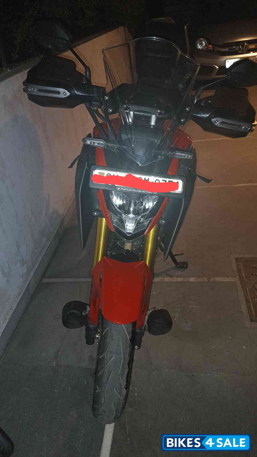 Red Honda CB300F Deluxe Pro