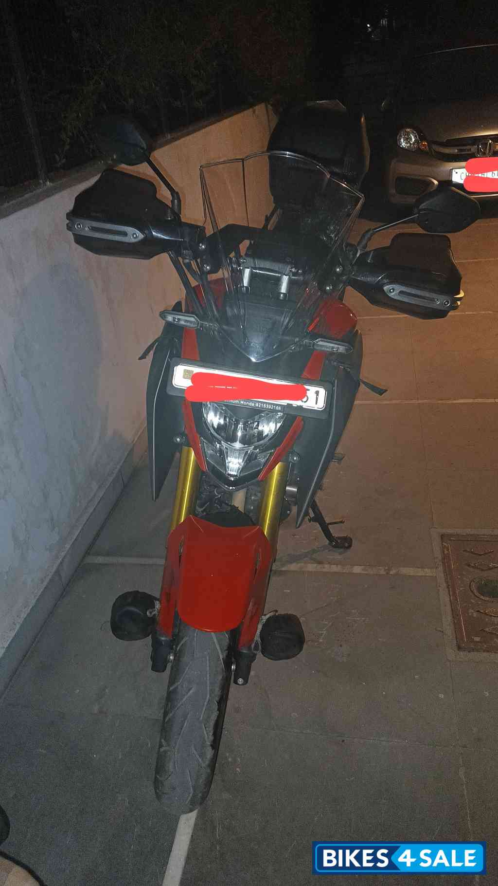 Red Honda CB300F Deluxe Pro