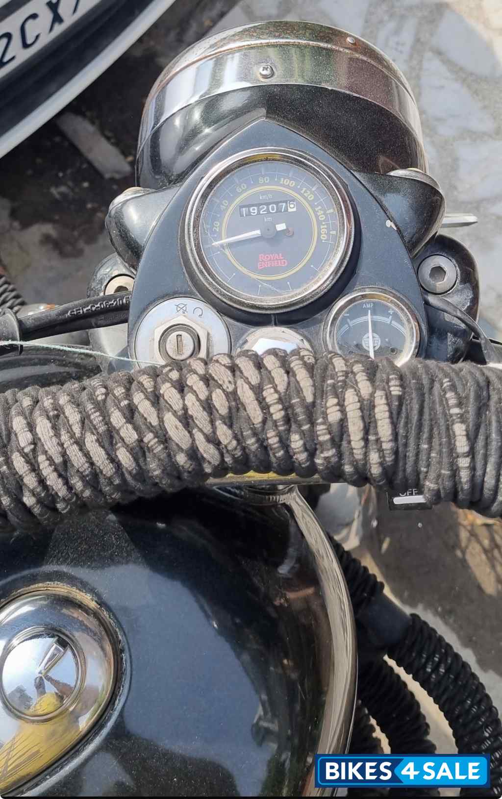 Black Royal Enfield Bullet Electra