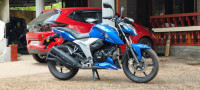 Blue TVS Apache RTR 160 4V