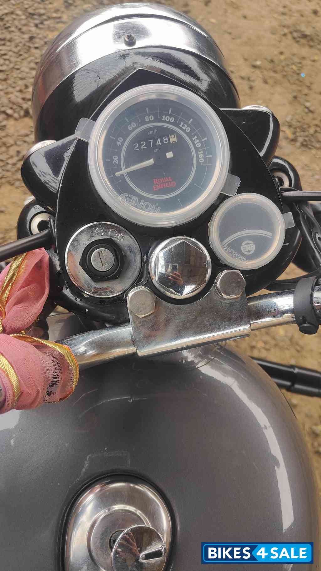 Metallic Grey Royal Enfield Bullet Standard 350