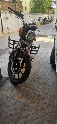 Stellar Red Royal Enfield Meteor 350 Stellar