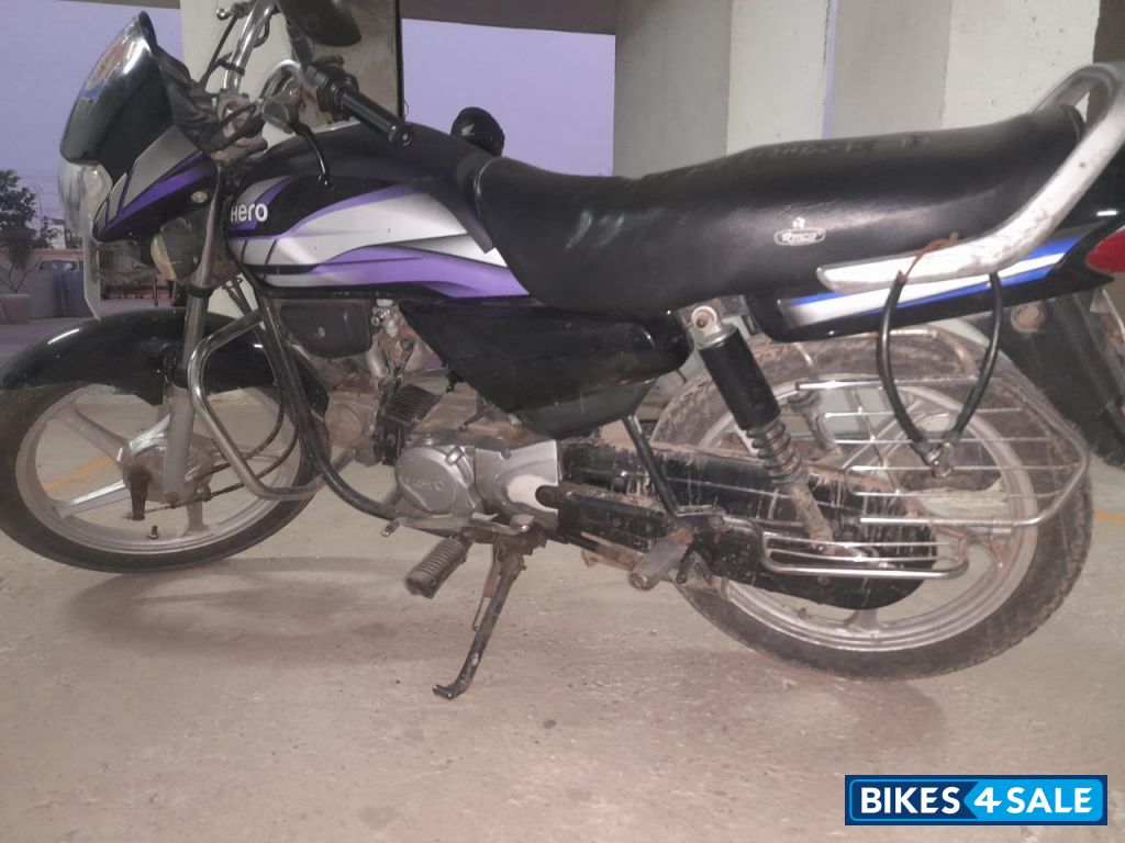 Black With Blue Stickers Hero HF Deluxe