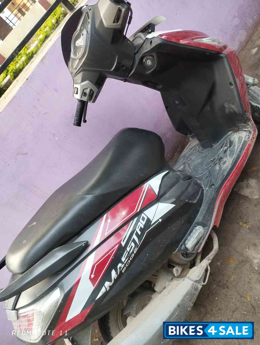 Red , Black Hero Maestro Edge 125