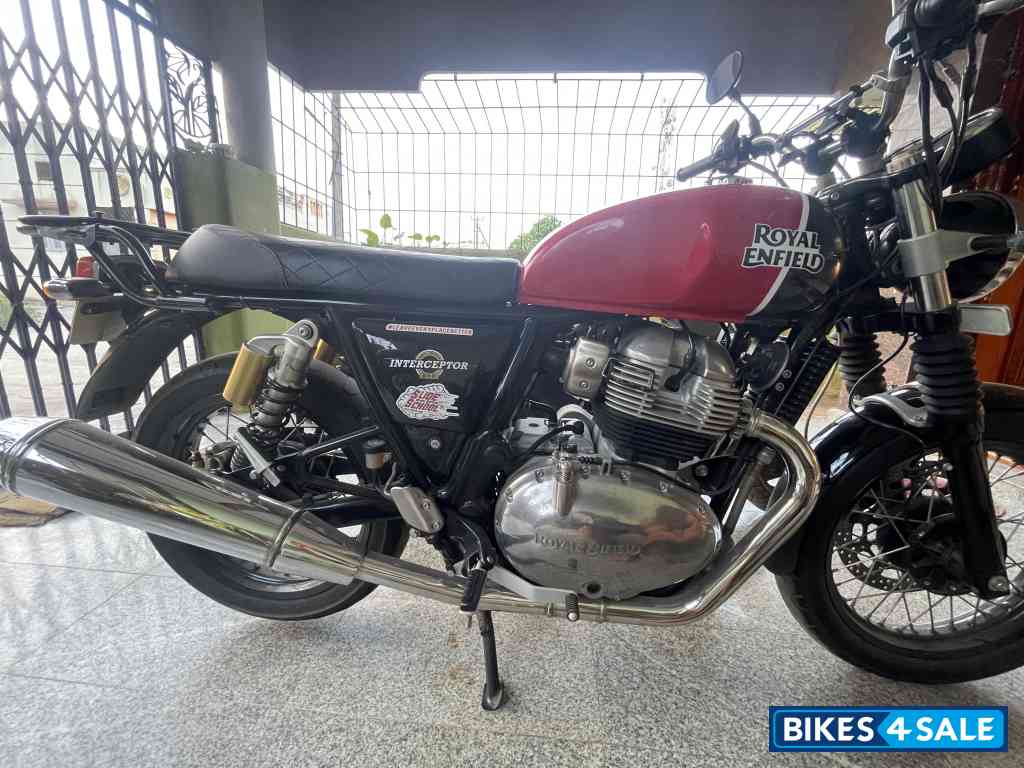 Ravishing Red Royal Enfield Interceptor 650 Twin