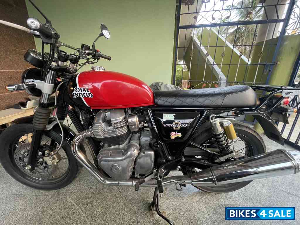 Ravishing Red Royal Enfield Interceptor 650 Twin
