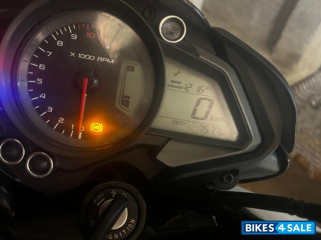 With Black Bajaj Pulsar NS 160