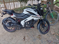 With Black Bajaj Pulsar NS 160