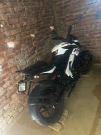 With Black Bajaj Pulsar NS 160