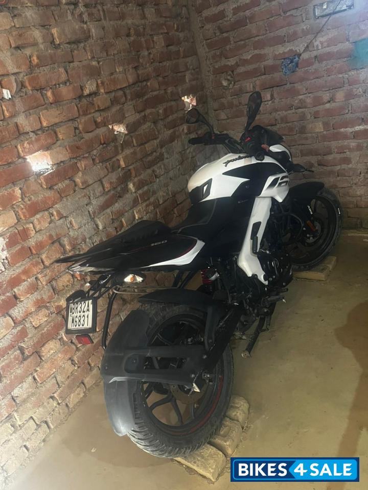 With Black Bajaj Pulsar NS 160