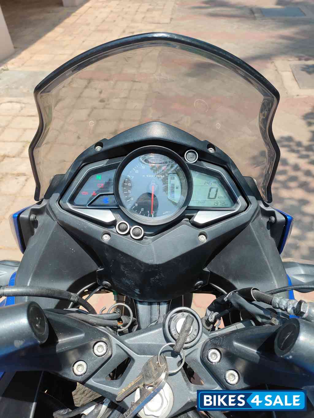 Blue Bajaj Pulsar AS 200
