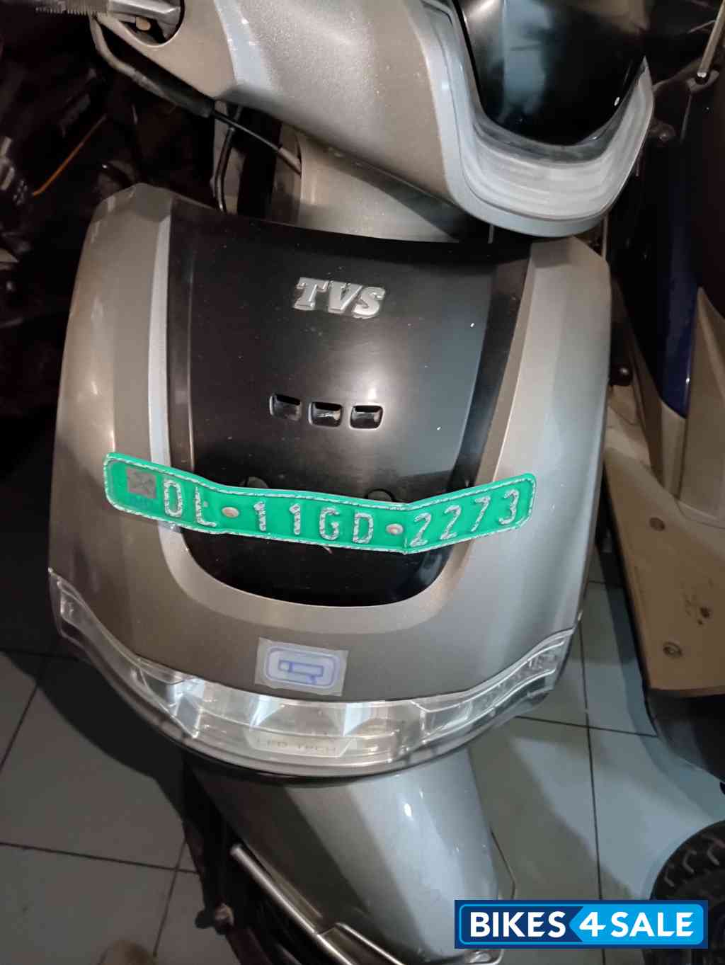 Grey TVS iQube Electric