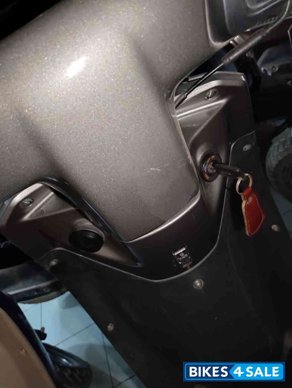 Grey TVS iQube Electric