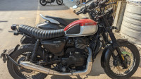 Red Yezdi Scrambler Dual Tone