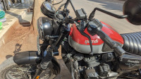Red Yezdi Scrambler Dual Tone