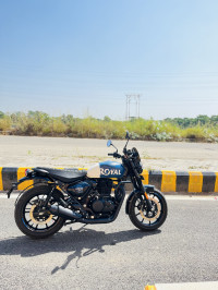 Rebel Blue Royal Enfield Hunter 350 Metro