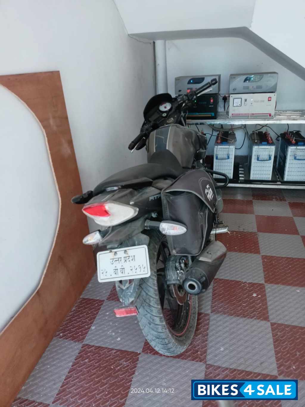 Grey Mother Colour TVS Apache RTR 160