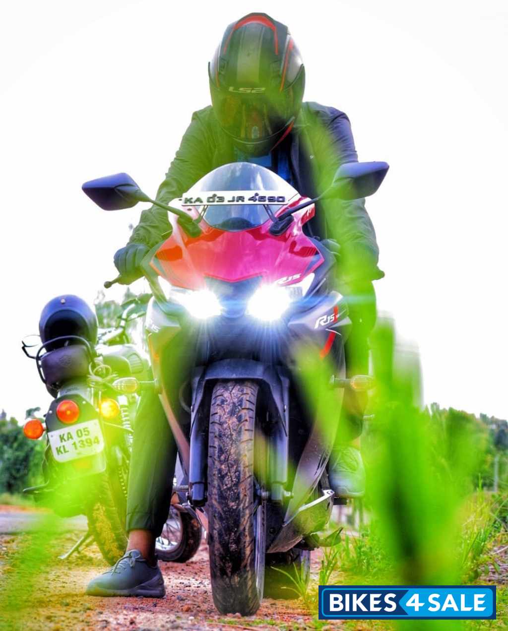 Red & Grey Yamaha YZF R15 V3