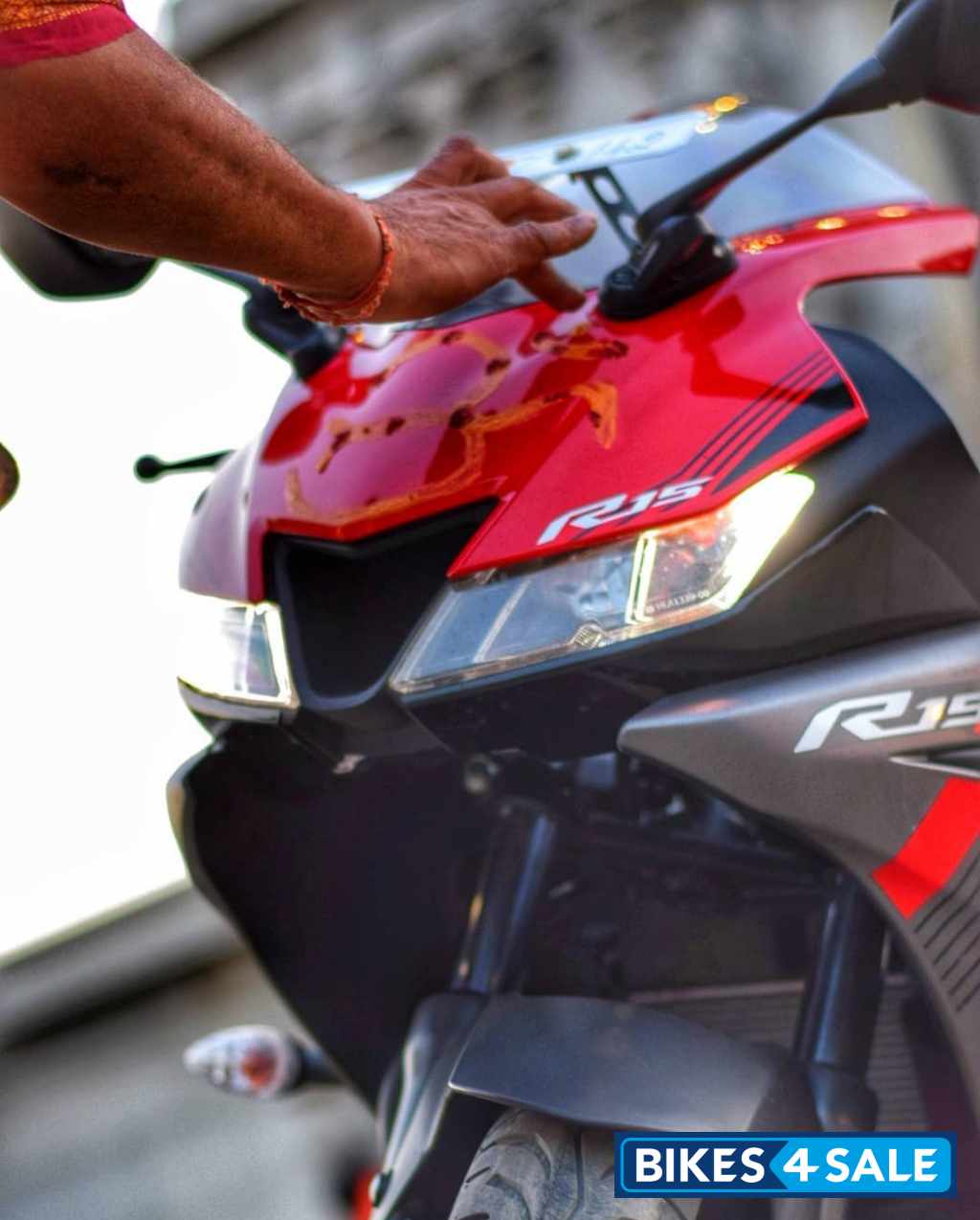 Red & Grey Yamaha YZF R15 V3