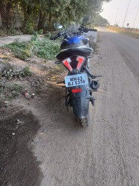 Blue And White Bajaj Pulsar RS 200 ABS