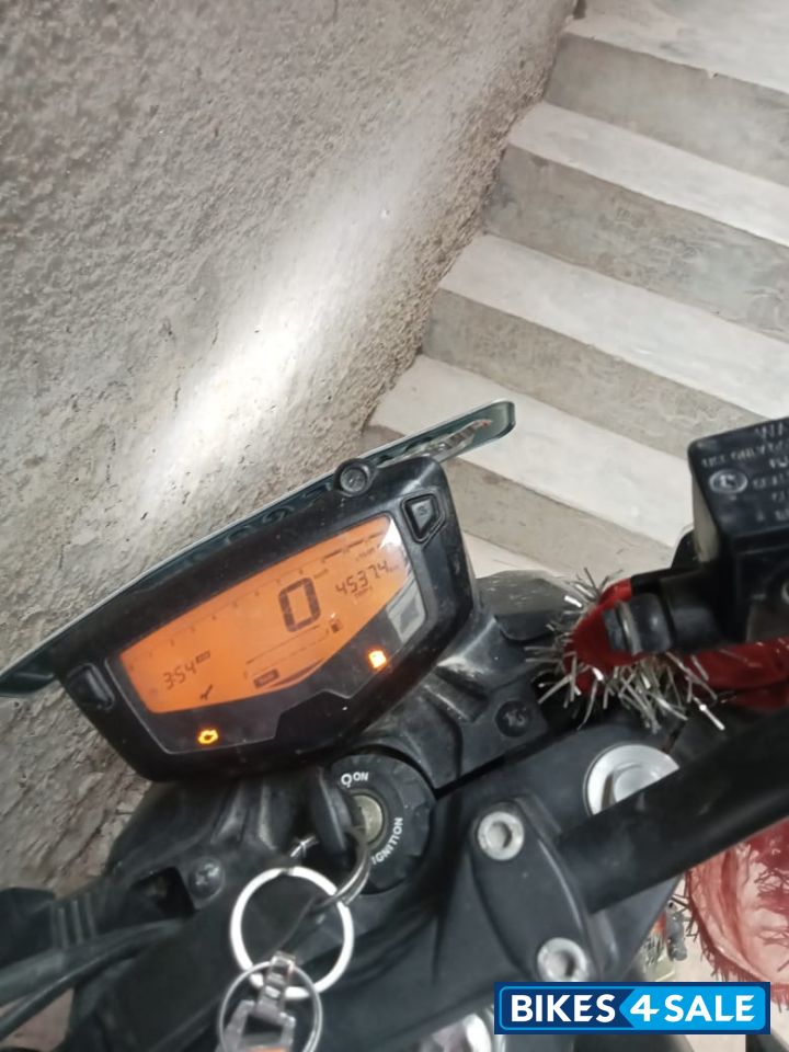 Black With Silver TVS Apache RTR 160 4V