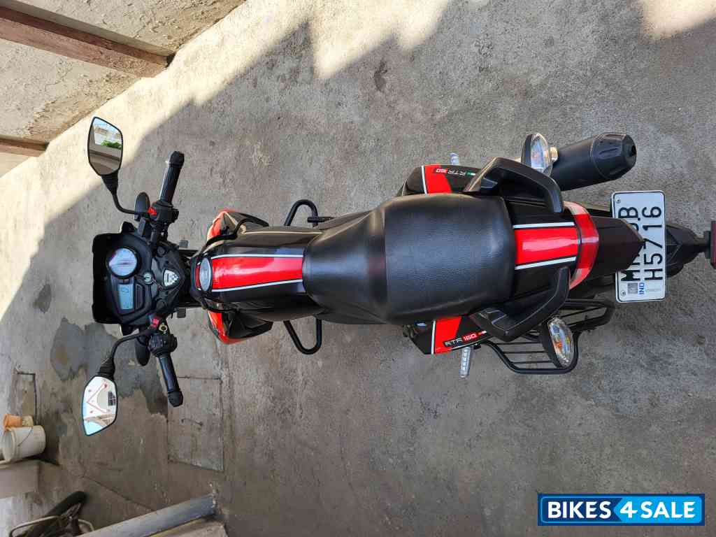 Black And Red TVS Apache RTR 160