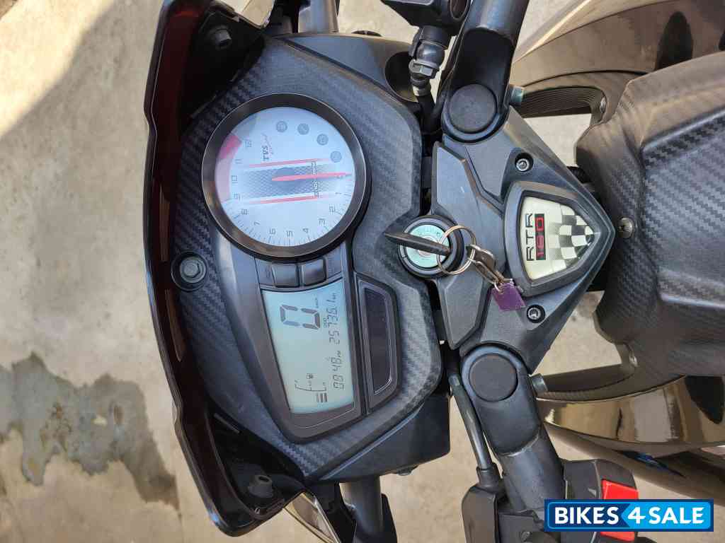 Black And Red TVS Apache RTR 160