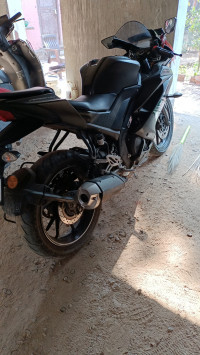 Black Yamaha YZF R15 V3 BS6